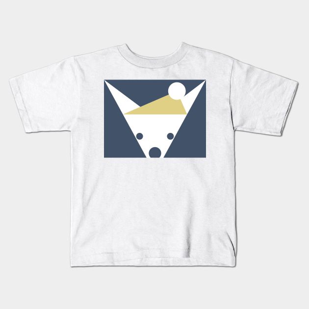 Peek-a-Boo Chihuahua with Gold Hat Kids T-Shirt by ABKS